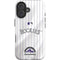 MLB Colorado Rockies Home Jersey iPhone 16 Plus Impact Case