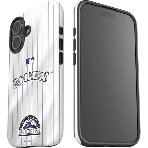 MLB Colorado Rockies Home Jersey iPhone 16 Plus Impact Case