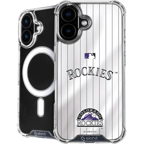 MLB Colorado Rockies Home Jersey iPhone 16 Plus MagSafe Case