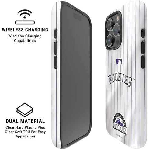 MLB Colorado Rockies Home Jersey iPhone 16 Pro Magsafe Impact Case