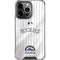 MLB Colorado Rockies Home Jersey iPhone 16 Pro Max Clear Case