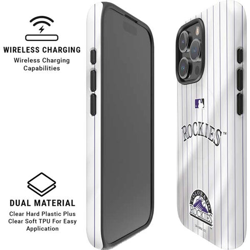 MLB Colorado Rockies Home Jersey iPhone 16 Pro Max Magsafe Impact Case