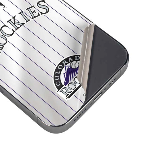 MLB Colorado Rockies Home Jersey iPhone 16 Pro Skin