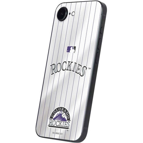 MLB Colorado Rockies Home Jersey iPhone 16e Skin