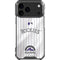 MLB Colorado Rockies Home Jersey iPhone 18 Pro Max Clear Case