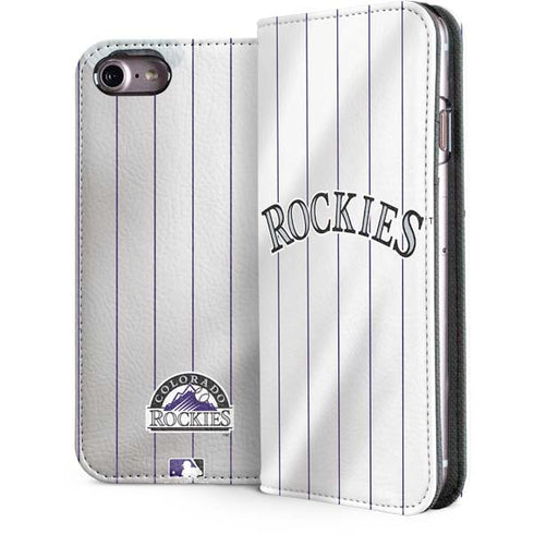 MLB Colorado Rockies Home Jersey iPhone 7 Folio Case