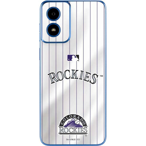 MLB Colorado Rockies Home Jersey Moto G Play 4G (2024) Skin