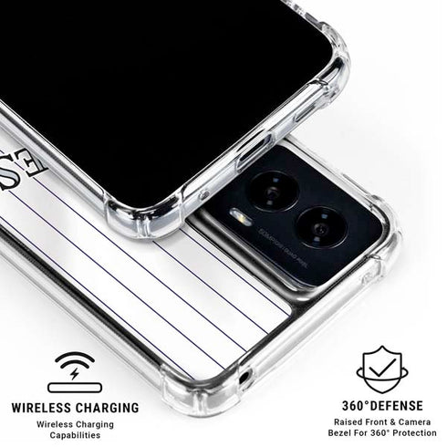 MLB Colorado Rockies Home Jersey Moto G Power 5G (2024) Clear Case