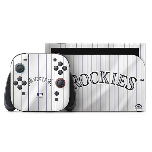 MLB Colorado Rockies Home Jersey Nintendo Skins