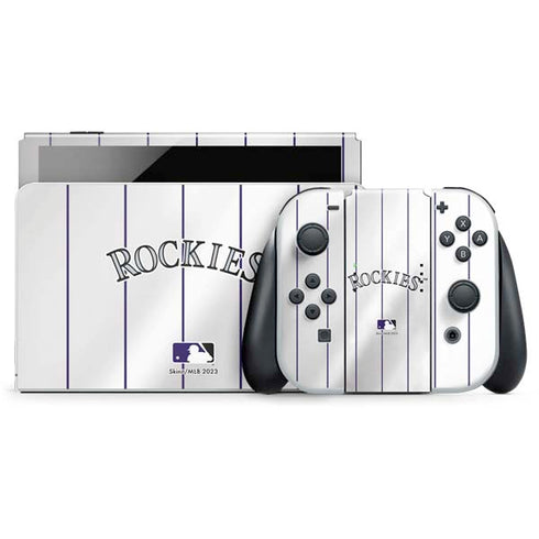 MLB Colorado Rockies Home Jersey Nintendo Skins
