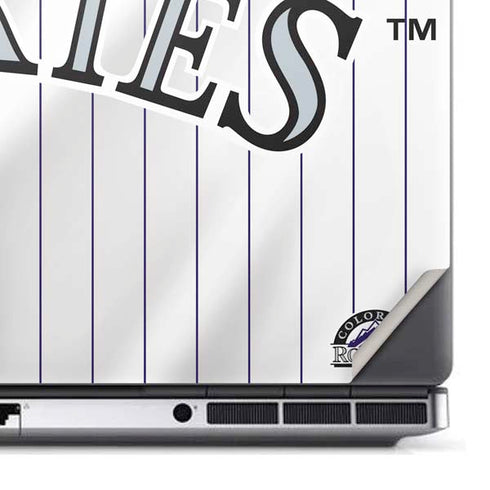 MLB Colorado Rockies Home Jersey Dell Precision Skin