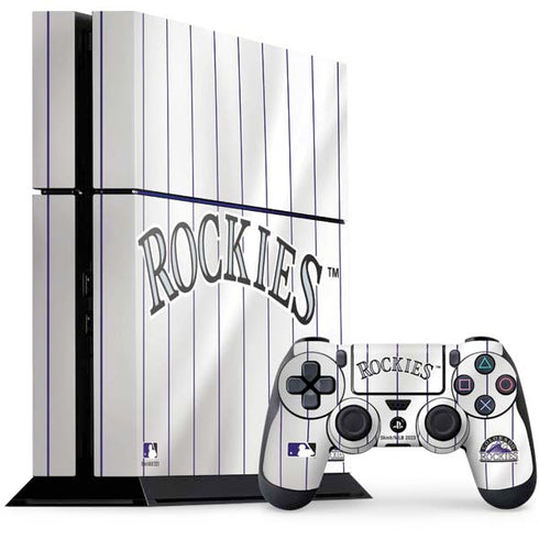MLB Colorado Rockies Home Jersey PlayStation PS4 Skins