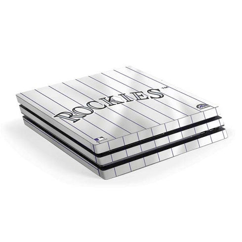 MLB Colorado Rockies Home Jersey PlayStation PS4 Skins