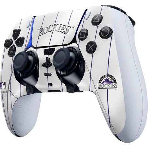 MLB Colorado Rockies Home Jersey PS5 DualSense Edge Pro Controller Skin