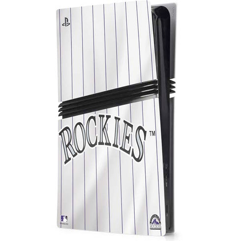 MLB Colorado Rockies Home Jersey PS5 Pro Console Skin