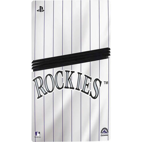 MLB Colorado Rockies Home Jersey PS5 Pro Console Skin