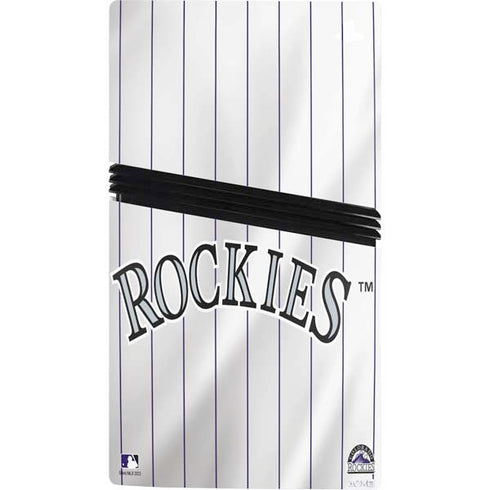 MLB Colorado Rockies Home Jersey PS5 Pro Console Skin