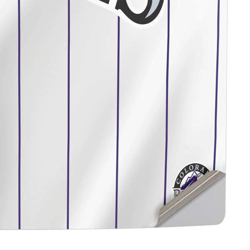 MLB Colorado Rockies Home Jersey PS5 Pro Console Skin
