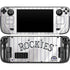 MLB Colorado Rockies Home Jersey Steam Deck Handheld Gaming Computer OLED Skin