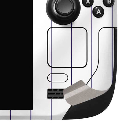 MLB Colorado Rockies Home Jersey Steam Deck Handheld Gaming Computer OLED Skin