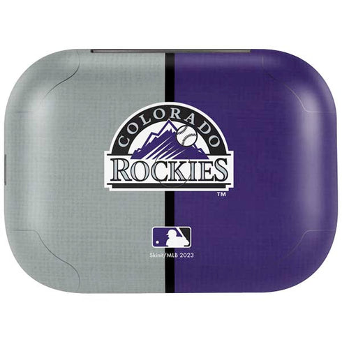 MLB Colorado Rockies Split Amazon Echo Buds Skin