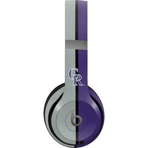MLB Colorado Rockies Split Beats Solo 4 Wireless Headphones Skin