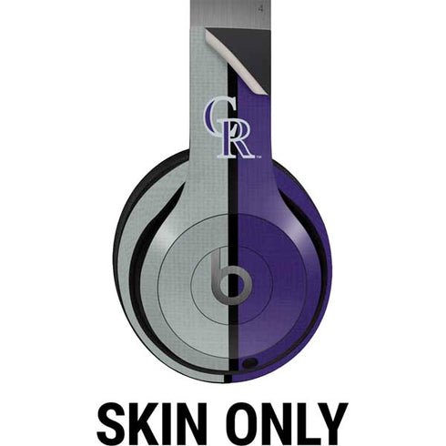 MLB Colorado Rockies Split Beats Solo 4 Wireless Headphones Skin