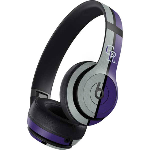 MLB Colorado Rockies Split Beats Studio Pro Wireless Headphones Skin