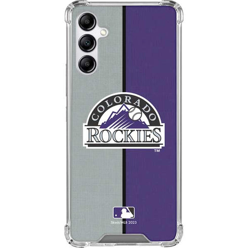 MLB Colorado Rockies Split Gabb Phone 4 Clear Case