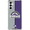 MLB Colorado Rockies Split Galaxy A16 5G Clear Case