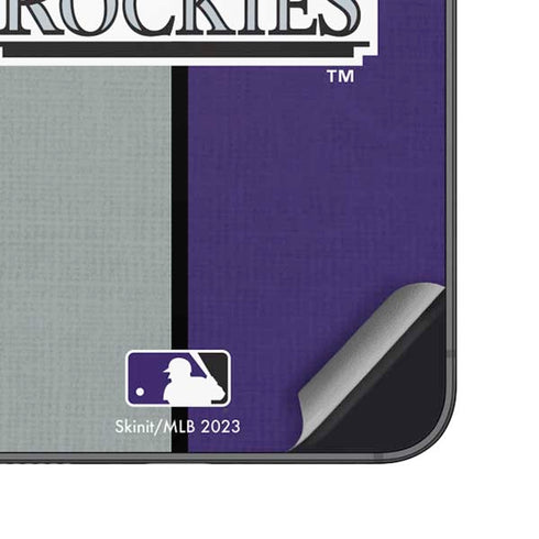 MLB Colorado Rockies Split Galaxy A16 5G Skin