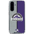 MLB Colorado Rockies Split Galaxy A36 5G Clear Case