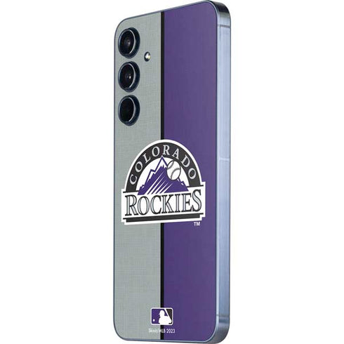 MLB Colorado Rockies Split Galaxy A36 5G Skin