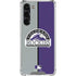 MLB Colorado Rockies Split Galaxy S24 FE Clear Case