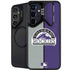 MLB Colorado Rockies Split Galaxy S24 FE Kickstand Case