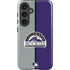 MLB Colorado Rockies Split Galaxy S25 Plus Impact Case