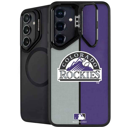 MLB Colorado Rockies Split Galaxy S24 Plus Kickstand Case