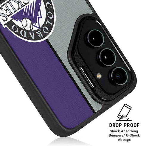 MLB Colorado Rockies Split Galaxy S25 Plus Kickstand Case