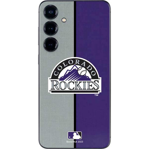 MLB Colorado Rockies Split Galaxy S25 Plus Skin