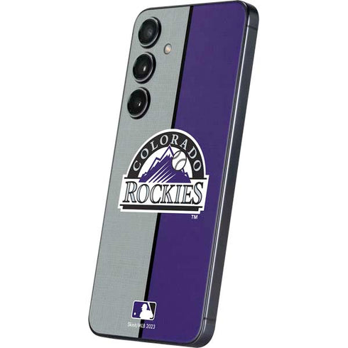 MLB Colorado Rockies Split Galaxy S24 Plus Skin