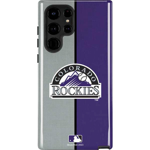 MLB Colorado Rockies Split Galaxy S25 Ultra Impact Case