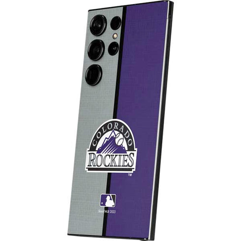 MLB Colorado Rockies Split Galaxy S24 Ultra Skin