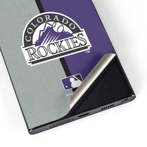MLB Colorado Rockies Split Galaxy S24 Ultra Skin