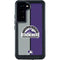 MLB Colorado Rockies Split Galaxy S24 Waterproof Case