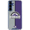 MLB Colorado Rockies Split Galaxy S25 Plus Clear Case