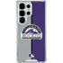 MLB Colorado Rockies Split Galaxy S25 Ultra Clear Case