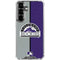 MLB Colorado Rockies Split Galaxy S26 Clear Case