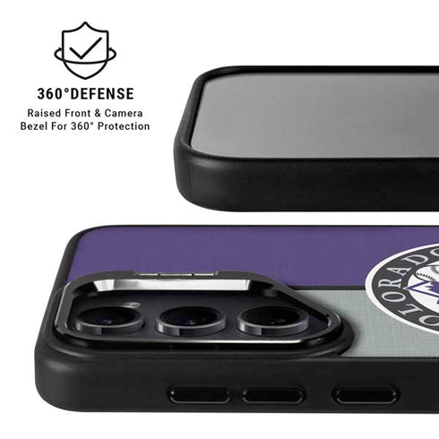 MLB Colorado Rockies Split Galaxy S26 Plus Kickstand Case