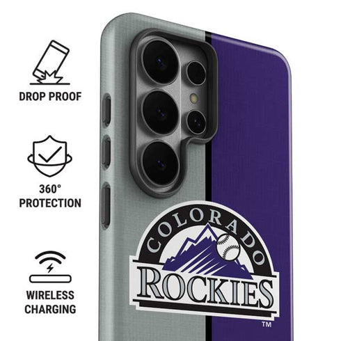 MLB Colorado Rockies Split Galaxy S26 Ultra Impact Case
