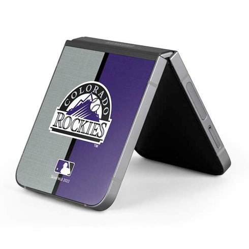 MLB Colorado Rockies Split Galaxy Z Flip6 Skin
